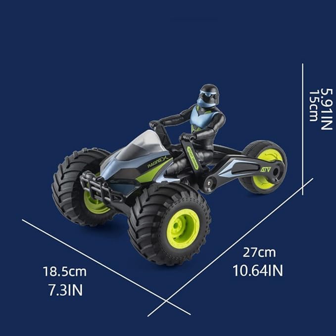 RC Stunt Car,StarWar Bike Remote Control Motorcycle Stunt Power Wheel Motorcycle Car - 2.4 GHz High Speed, One-Key Deformation With LED Lights & Music For Boys Girls 5-12 Years Kids