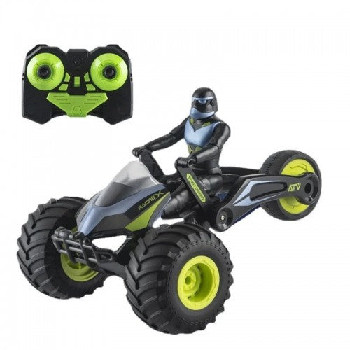 RC Stunt Car,StarWar Bike Remote Control Motorcycle Stunt Power Wheel Motorcycle Car - 2.4 GHz High Speed, One-Key Deformation With LED Lights & Music For Boys Girls 5-12 Years Kids