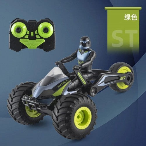 RC Stunt Car,StarWar Bike Remote Control Motorcycle Stunt Power Wheel Motorcycle Car - 2.4 GHz High Speed, One-Key Deformation With LED Lights & Music For Boys Girls 5-12 Years Kids