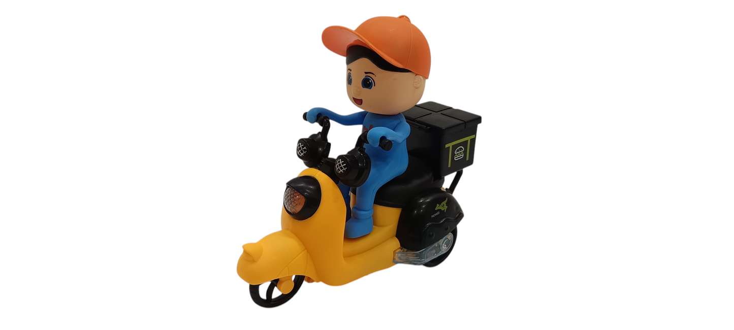 "Fast Food Tricycle Motorcycle Toy for Kids – Fun Ride-On Toy with Food Theme, Ideal for Toddlers & Young Children"