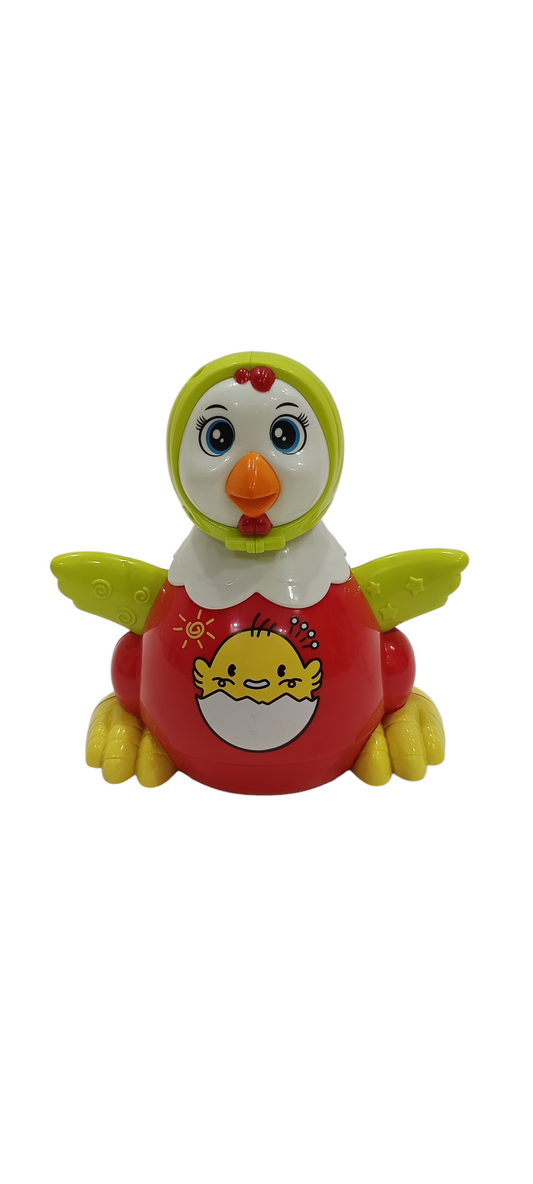 Battery-Operated Walking Hen Bump and Go Toy with Music & Lights perfect gift toys for boys girls   – Fun, Interactive Play for Toddlers!"