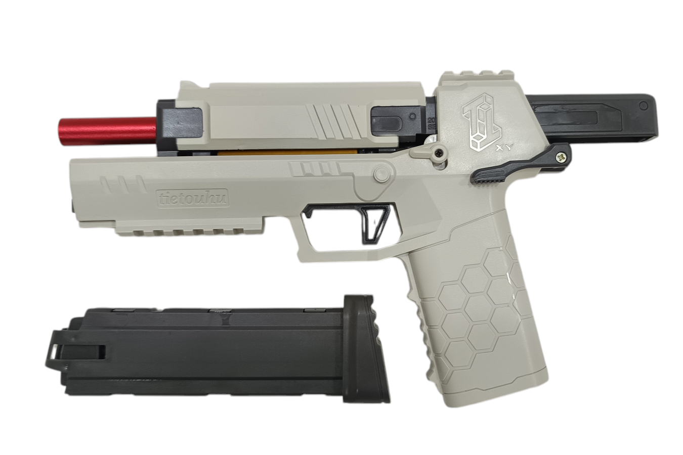 Soft Bullet Pistol Toy Gun with Magazine and Foam Darts, Foam Dart Blaster Toy Shooting Games Toy for 8+ Boys Children's Day Brithday Gift