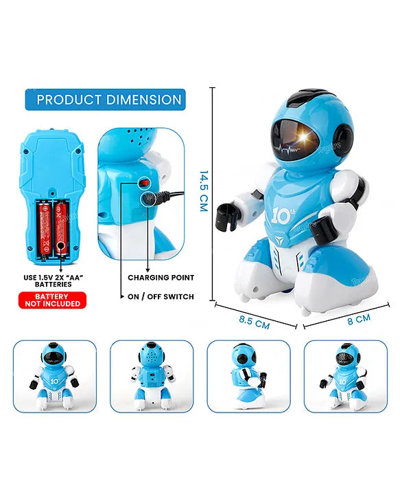 Toysire RC Robot Soccer Remote Control Robot Shoot Football with Rechargeable USB