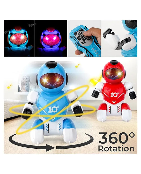 Toysire RC Robot Soccer Remote Control Robot Shoot Football with Rechargeable USB