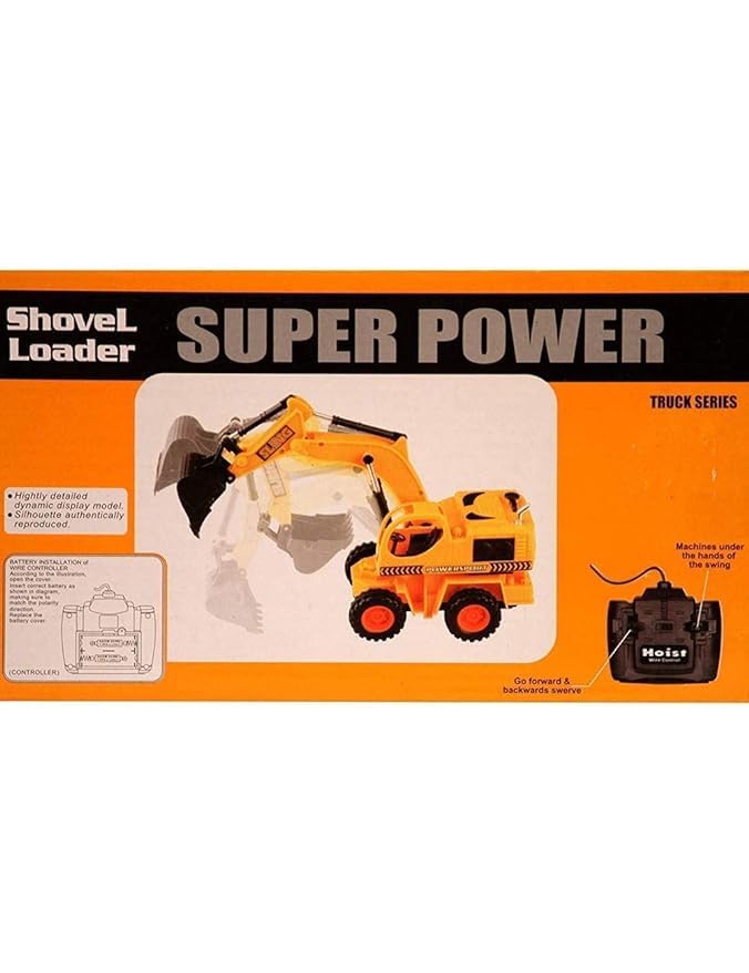 Toy Buy Big Size Shovel Loader with Remote Control' for Kids remote jcb with arm lifting feature.