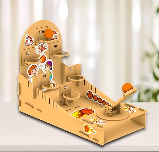 Fully Mini Wooden Basketball Tabletop Game for Children Gift Item