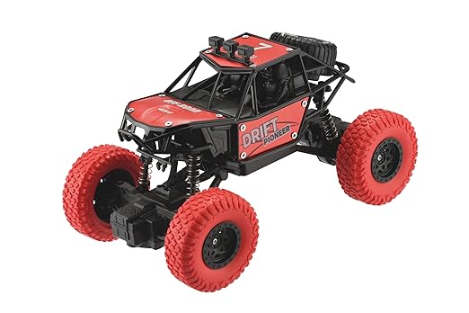 Rechargeable Remote Control Rock Crawler with Spray Function | 45° Climbing High Speed RC Car Toy for Kids, Power Source: Lithium Battery for Car (Included)