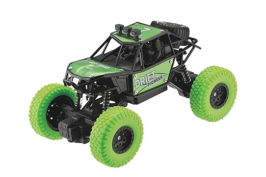 Rechargeable Remote Control Rock Crawler with Spray Function | 45° Climbing High Speed RC Car Toy for Kids, Power Source: Lithium Battery for Car (Included)