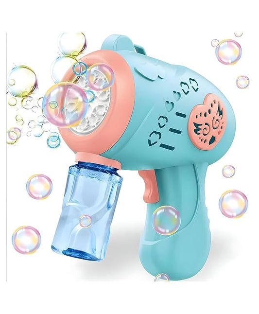 Bubble Gun Maker Toys for Kids Girls Boys | Bubble Machine Automatic Space Theme | 1 Bubble Solution | Best Birthday Gift