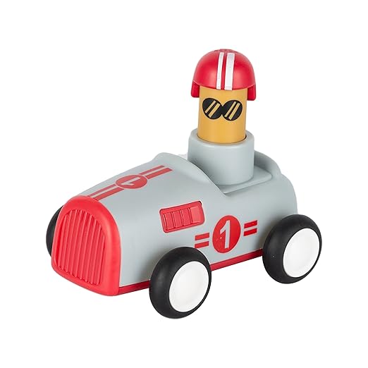 Pack of 4 Press and Go Toys, Friction Powered Vehicle Set, Very Durable Toys - Push Toys for Boys, Press and Go car Toys are Gifts for Babies, Toddlers, Boys, Girls
