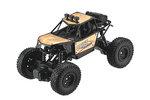 Rechargeable Remote Control Rock Crawler with Spray Function | 45° Climbing High Speed RC Car Toy for Kids, Power Source: Lithium Battery for Car (Included)