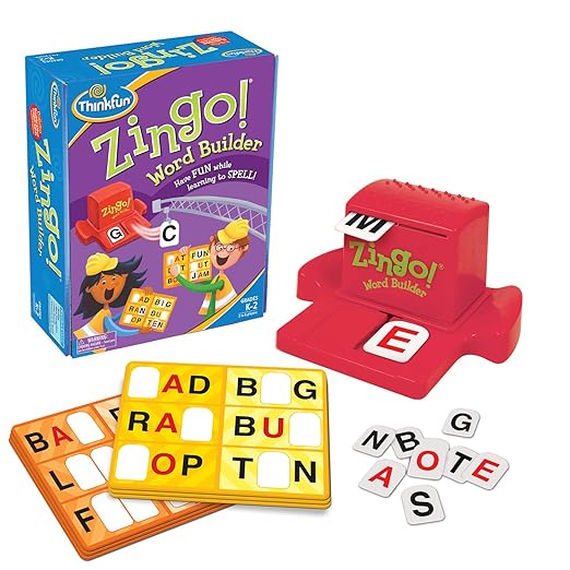 ThinkFun Zingo Word Builder Early Reading Game - Award Winning Game for Pre-Readers and Early Readers