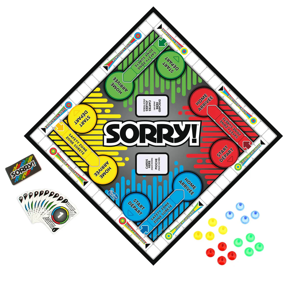 Gaming Sorry Grab & GO Board Game for Kids Ages 8 and Up