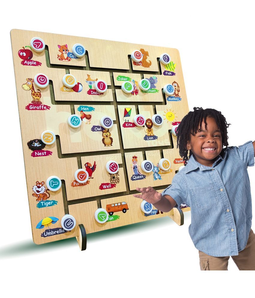 3-in-1 Alphabet Puzzle Board Game Unleash Learning and Creativity!