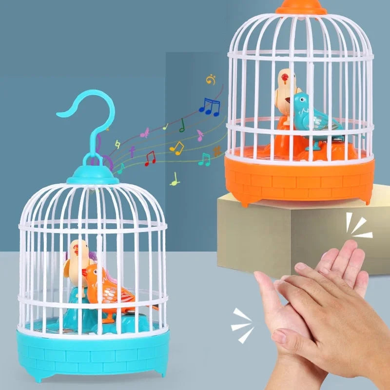 Talking Bird Toy for Kids | Interactive Toy & Repeat What You Said | Singing & Chirping in The Birdcage | Gifts for Babies, Kids & Children