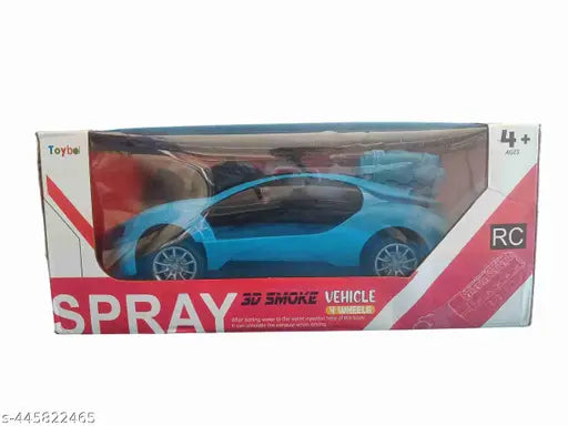 REMOTE CONTROL 3D SMOKE CAR WITH CHARGER BEST GIFT FOR BOYS AND GIRLS ,REMOTE CAR WITH SMOKE FEATURE , WITH WATER FILLER , AND CHARGER ,